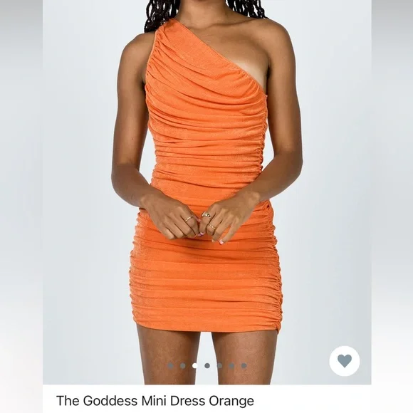 orange lioness dress LIONESS Orange Maxi dress